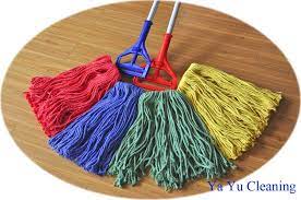 Color Coding Loop End Cotton Wet Mop Set with Aluminum Handle